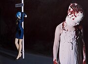 Helnwein Gottfried, The Disasters of War 6, 2007, 200 x 272 cm, mixed media - Öl und Acryl auf Leinwand