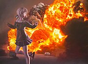 Helnwein Gottfried, The Disasters of War 91, 2024, 150 x 205 cm, mixed media - oil and acrylic on canvas