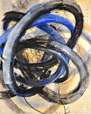 KABAS ROBERT, Modell, 1999, 240 x 190 cm, oil, acrylic and Indian ink on canvas